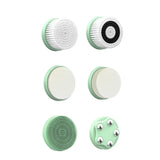 IPX6 Waterproof Electric Cleansing Brush 6 In1 Sonic Rotating Deep Cleansing Brush Remove Acne Pore Skin Rejuvenation Beauty