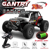 16103PRO 1:16 4WD Brushless RC Car – 70KM/H High-Speed Off-Road Truck with LED Lights