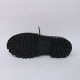 Women Spring New Black Platform Flats Shoes Women Loafers Slip on Boat Shoes Designer Casual Leather Oxfords 2026