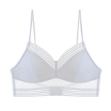 Sexy Backless Bra U-Shaped Beautiful Back Sling Underwear for Women Thin Section Seamless Brassiere Small Chest Gathered Bras