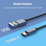 Elough 6 in 1 Card Reader SD TF XD CF M2 Memory Card Readers USB Adapter Type C High Speed Data Transfer Cardreader For Laptop