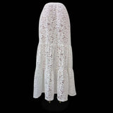Mesh Sheer Lace Skirts Women High Waist Street Fashion Loose Hollow Out Long Skirt Party Sexy Patchwork Clubwear 2026 50JZ