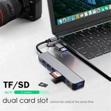 5Gbps USB 3.0 HUB USB C HUB USB C Docking Station High Speed Transmission OTG Adapter Splitter TYPE-C HUB For Laptop Macbook
