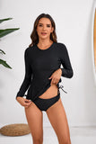 Long-sleeved Sunscreen Swimsuit European and American Split Surf Suit Cross-border Swimsuit Bikini Women's Bikini Wetsuit Set