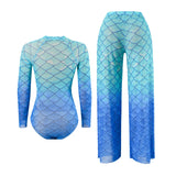 2 Piece Sets High Waist Sexy Swimsuit Women 2025 Summer Bathing Suit Bikini Set Long Sleeve Swimwear Beach Wear Swimming Suit