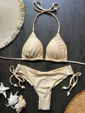 Brazilian Women's Sexy Bikini Set Push-up Padded Bra Thong Two-Piece Swimwear Beachwear Bathing Suit Femme