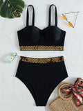 2025 Sexy Push Up Bra Cup Bikinis High Waist Bikini Female Swimsuit Women Swimwear Two-pieces Bikini set Bathing Suit Swim Lady