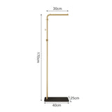 Cream Minimalist Floor Coat Rack Entryway Standing Coat Stand Multifunctional Bedroom Clothes Hanger Shelf Organizer Furniture