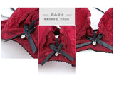 Summer Christmas Lingerie Set Red Lace Bra Lightweight Low Back Support Comfort Bralette Pure Desire AU Sizes MOYISU Sexy Tushy