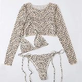 Toucheart Leopard For Women Swimsuit Items Halter Micro Bikini Top Separately Print Bathing Suit Brazilian Low Waist Beachwear