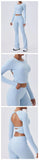 Women's Versatile Yoga Suit Set Tight Fitting and Beautiful Back High-end Sports Suit Outdoor Running and Leisure Fitness Suit