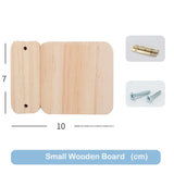 Busy Board Accessories DIY Montessori Wooden Lock Set