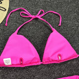 Sexy Neon Extreme Mini Micro String Bikini 2025 Women Swimsuit Female Swimwear Two-Piece Bikini Set Bathing Suit Swim Beach Wear