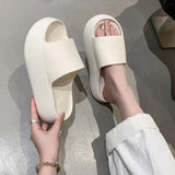 Summer Eva Chunky Platform Slippers Women Comfortable Soft Thick Bottom Sandals Woman 2025 Non Slip Beach Flip Flops Female