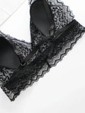Sexy Lace Deep V Bralette for Women Casual Beach Wear bra Y2K Aesthetic Crop Top  Summer Vacation Outfit Lingerie bra A2375