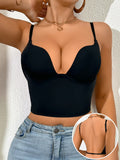 1PCS Simple invisible backless Women's Dress Bra Deep V Push-Up for women Slimming Shapewear Comfortable underwire Women's bra