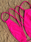 DEKA Women's New Thong One-piece Swimsuit Sexy Tight Backless Lace-up Swimsuit Brazilian Beach Swimsuit Extreme Micro Bikini