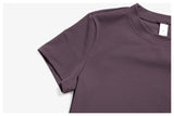 Yoga Set 2 Pieces Women's Tracksuit Short Sleeve O Neck Slim Sports T Shirts High Waist Flare Leggings Gym Running Fitness Suit