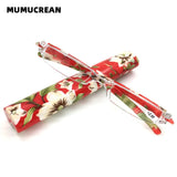 New Mini Folding Reading Glasses Women Men +1.0 To 4.0 Portable Container Presbyopia Pen Glasses With Box