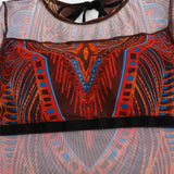 S - XXL 3PCS New Printed Long Sleeve With Pants Sarong Women Swimwear One Piece Swimsuit Female Bather Bathing Suit Swim K7180