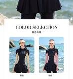 Split Swimsuit Women's Four Piece Sports Slimming Diving Beach Surfing Conservative Sun Protection Long Sleeved Swimsuit Set