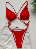 Extreme Mini One Piece Swimsuit Women G String Shiny Swimwear Female Micro Thong Monokini Bather Backless Bathing Suit Swim wear