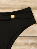 sexy push up bikinis sets two pieces solid high waist swimsuit bathing suit Swimwear Biquini conjunto de bikini tankini biquini