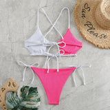 2025 String Bikini Women Brazilian Swimsuit Sexy Push Up Swimwear Female Bathers Bathing Swimming Suit Summer Beachwear