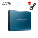 External Hard Drive High Speed Hard Disk 256TB USB3.1 Portable 128TB for Pc/Laptop/Mac/Phone Solid State Disk