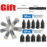 Car Motorcycle Vacuum Tyre Repair Nails Truck Scooter Bike Tire Puncture Repair Tubeless Tools Rubber Metal Accessories 10/30Pcs