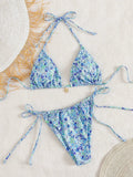 Sexy Micro Bikini Women Swimsuit Trend Two-piece Thong Bikini Set Lace Up Beach Wear Female Swimwear for Woman Bathing Suit