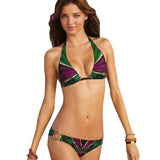 DEKA Print Bikini Set Women's Brazilian Angel Bandage Backless Swimsuit Push Up Swimwear Beachwear Female Bathing Suit Biqini