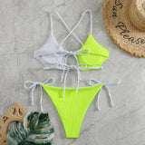 2025 String Bikini Women Brazilian Swimsuit Sexy Push Up Swimwear Female Bathers Bathing Swimming Suit Summer Beachwear