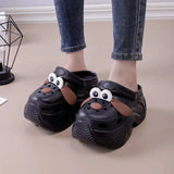 Cute DIY Butterfly Fashion Clogs For Women Summer Platform Shoes Soft EVA 2 Way Wear Sandals For Female Indoor Street Slippers