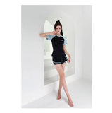 Swimsuit Women's Plus Size Two-piece Split Style Sports Style Conservative Slimming Hot Spring Ins Style Full Body Professional