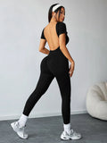 Trendy Bodysuit Sportswear Woman Gym Jumpsuits Sport Pants Seamless Woman Clothing Yoga Clothes Female Fitness Overalls Leggings