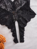 Women's Lace Bodysuit Comfortable Soft Stretch Fashion Casual One Piece Underwear Sleepwear