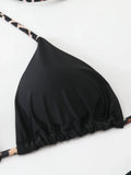 Triangle Halter Thong Bikinis 2026 Women Sexy Swimsuit Dot String Swimwear Female Bathers Bathing Swimming Swim Suit Beachwear