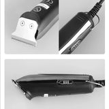 Kemei 850 professional hair trimmer corded hair cutting machine for men plug in electric hair clipper children Home Haircut Kit