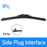 1Pc Universal Front Car Wiper Blades Durable Rubber Soft Frameless Bracketless Brushes Windshield Windscreen Window Accessories
