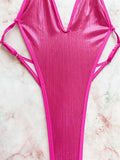 Extreme Mini Micro String Cross Backless Women Monokini Swimwear One Piece Swimsuit Female High Cut Bathing Suit Swim Beachwear