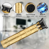 Professional Hair Cutting Machine Vintage T9 Hair Clipper Cutting Machine For Men Shaver Trimmer Rechargeable Carving Mark Razor