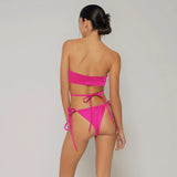 2026 Two Pieces Bathing Suit Halter Brazilian Thong Biquini Women Sexy Swimsuit Lace-Up Beachwear Female Summer Bikini Sets