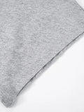 Fashion Casual Solid Gray Cropped T-shirt 2026 Woman Clothes O-neck Corset Tops Streetwear Girls Summer Autumn Short Tee Shirts