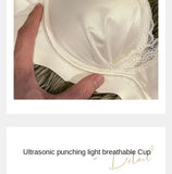 Desire Thin Push-up Seamless Adjustment Women's Small Breasts Sexy Underwear Without Underwire Support Anti-sagging Bra Summer