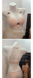 Elegant French Halter Neck Bra Set, Lace Wireless Bralette for Small Bust, Push Up Sensual Underwear Bralette & Panty MOYISU Bra