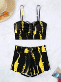 2026 Print String Bikini Swimsuit Women High Waist Shorts Swimwear Female Bathers Bathing Swimming Swim Suit Beachwear