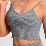 Summer Strappy Tank Tops for Women Vest Sleeveless T-shirts Casual Cami Tops Yoga Tanks Moisture Wicking Seamless Sports Vest