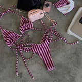 Micro Bikini Push Up Women Swimsuits 2025 Sexy Female Swimwear Brazilian Bikini Set Thong Biquini Swim Suits Print Beachwear