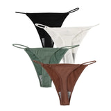 4Pcs/Set Women G-String Thongs Seamless Panties Sexy Lingerie Low Rise Female G-String High Cut Pantys Underwear